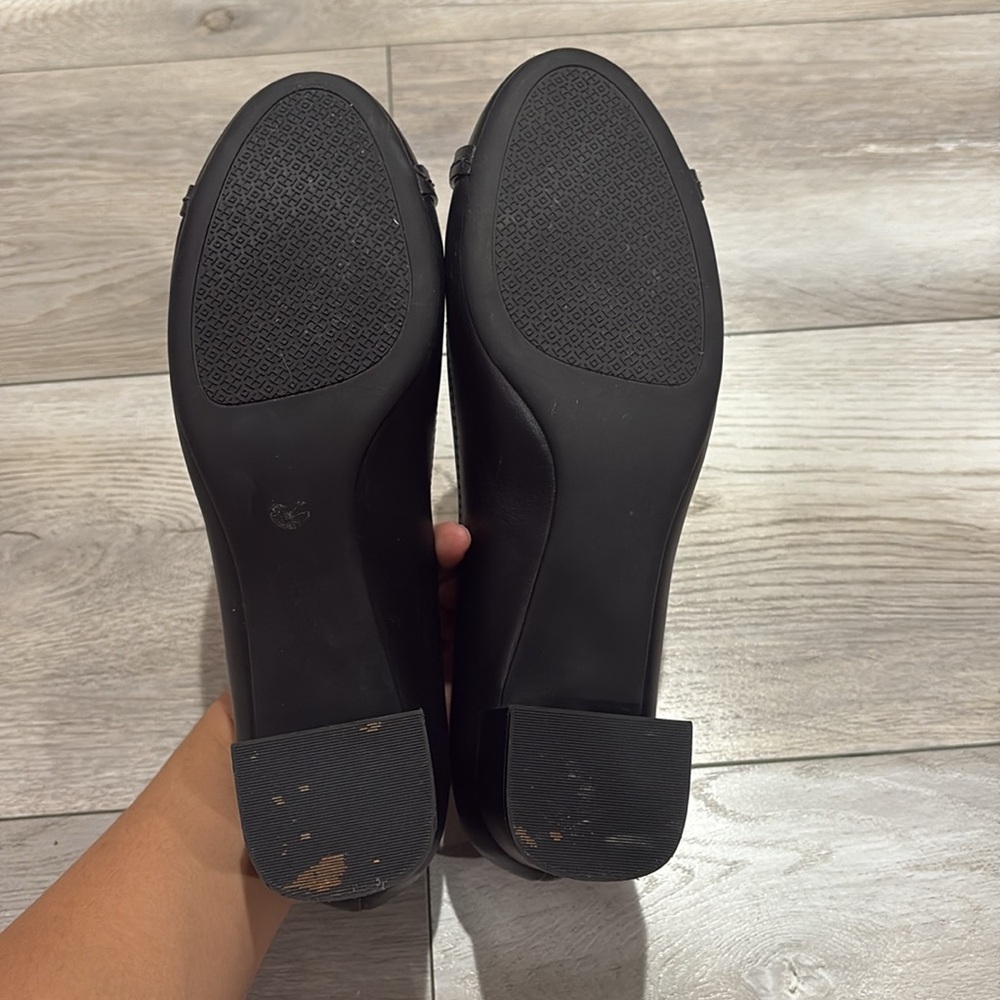 Tory Burch Mini Miller Leather Logo Pump, Black - Picture 7 of 7